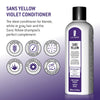 Sans Yellow Conditioner hydrates and nourishes blond, white or grey hair