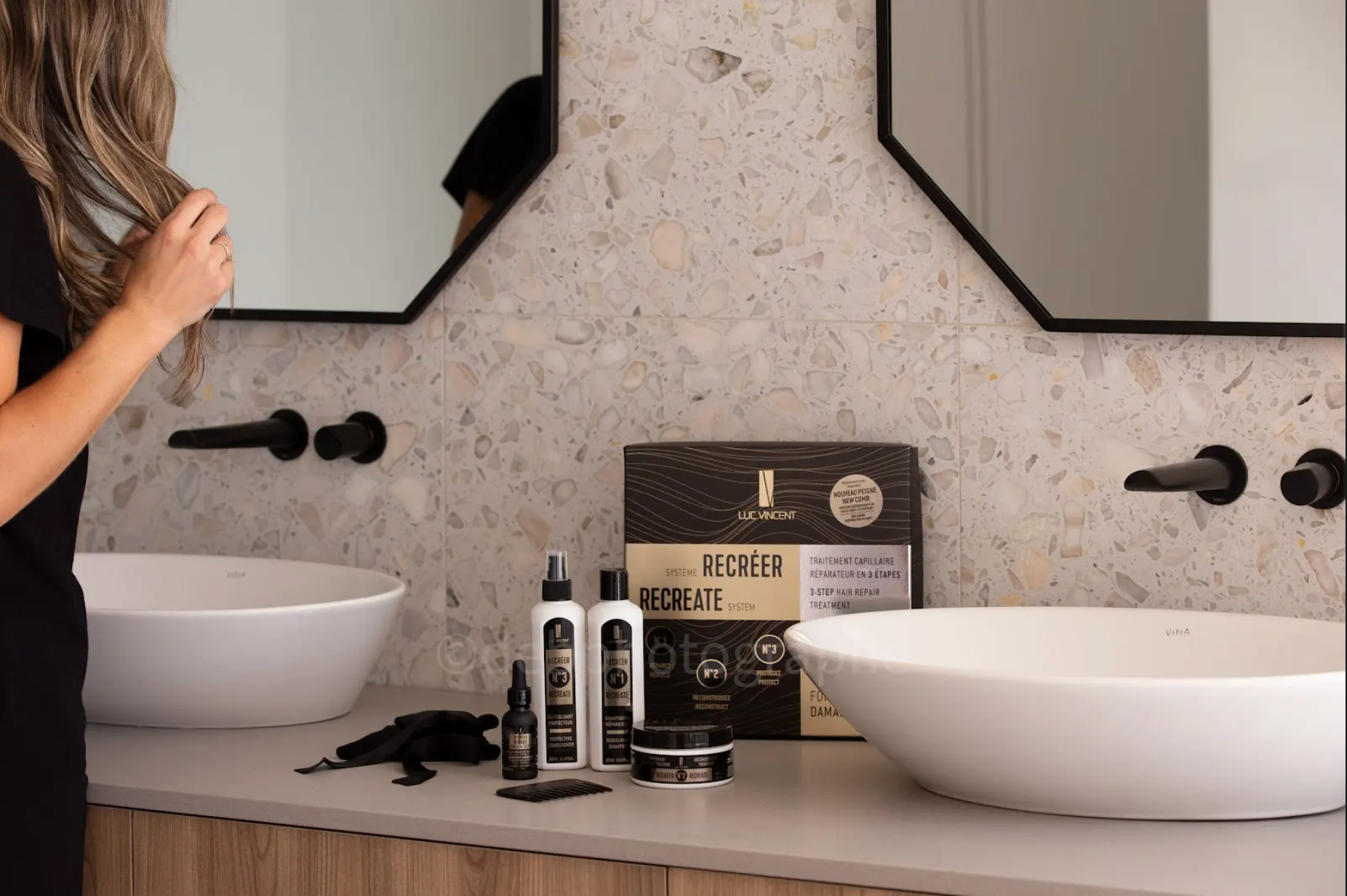 Recreate Box Set - 3-Step Repairing Hair Treatment