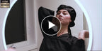 Luc Vincent protective nightcap in pure silk