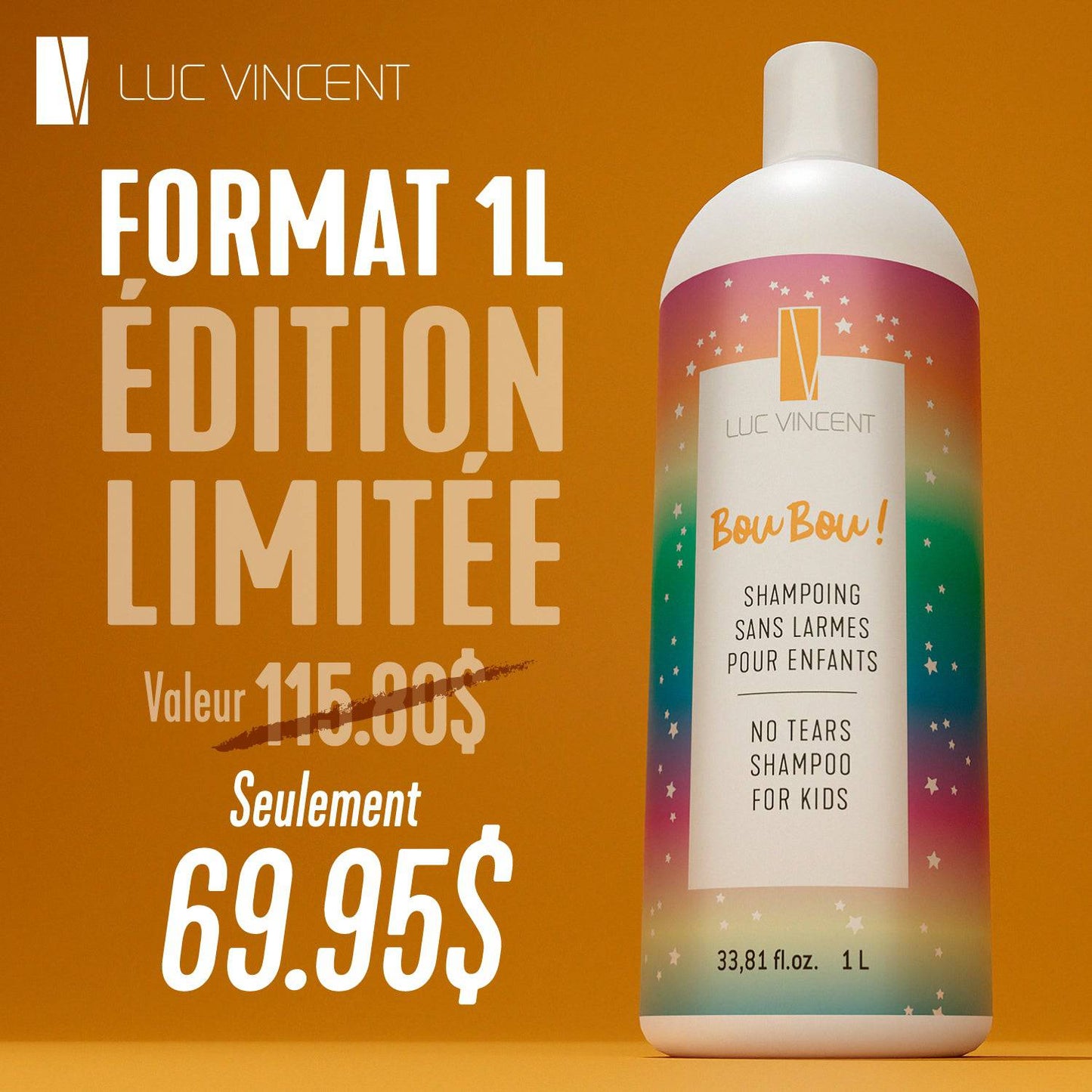 Shampoing sans larmes pour enfants 