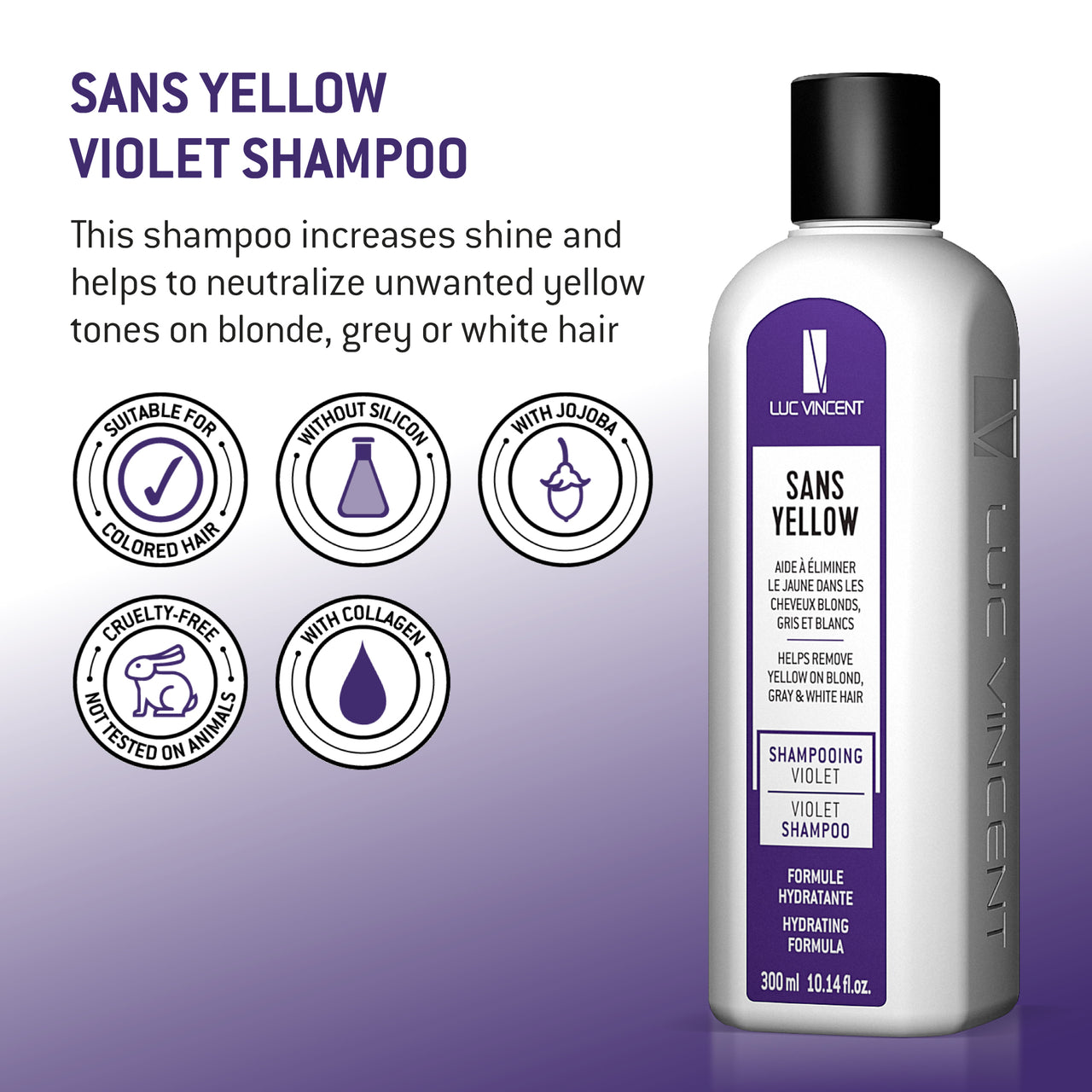 1 "SANS YELLOW" Shampoo