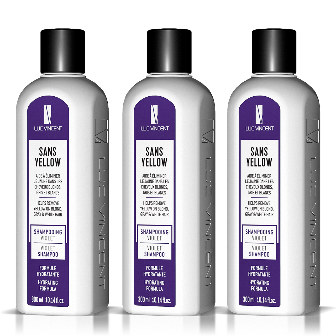 3 "SANS YELLOW" Shampoo - Special offer